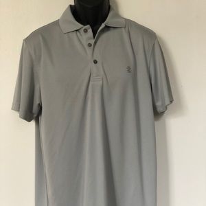 Izod Golf Dri-fit Tshirt, Light Gray, Size Medium